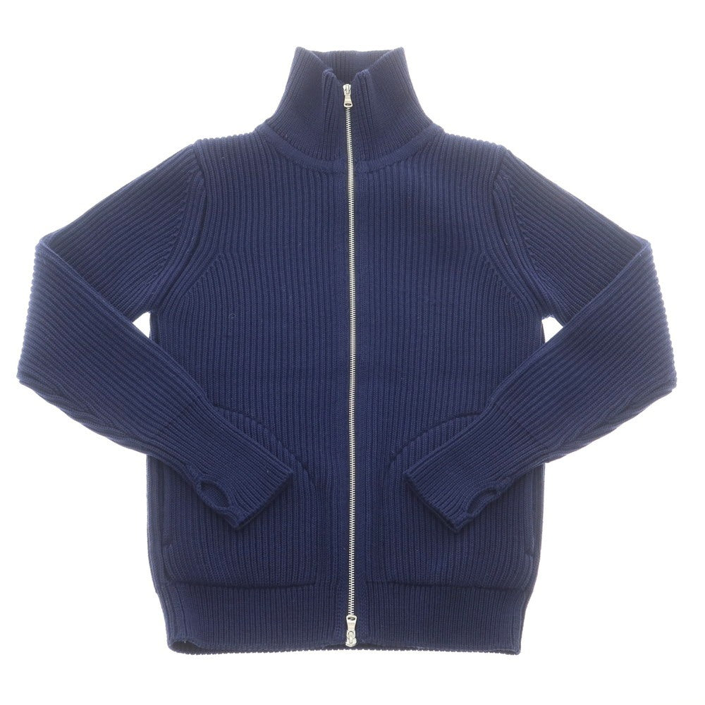 【中古】アンデルセンアンデルセン ANDERSEN-ANDERSEN ウール リブ ダブルジップ カーディガン ネイビー【 XXS 】【 状態ランクB 】【 メンズ 】