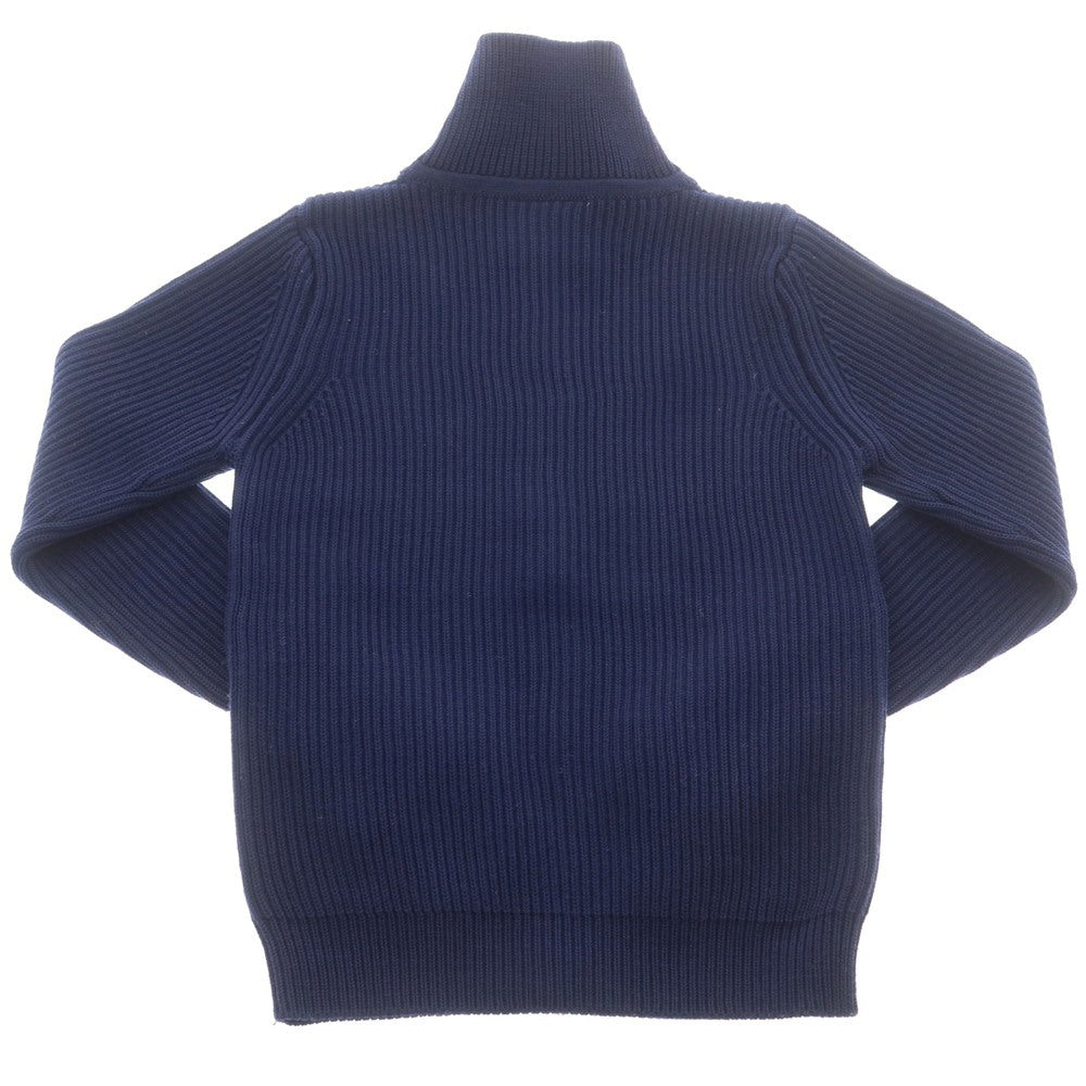 【中古】アンデルセンアンデルセン ANDERSEN-ANDERSEN ウール リブ ダブルジップ カーディガン ネイビー【 XXS 】【 状態ランクB 】【 メンズ 】