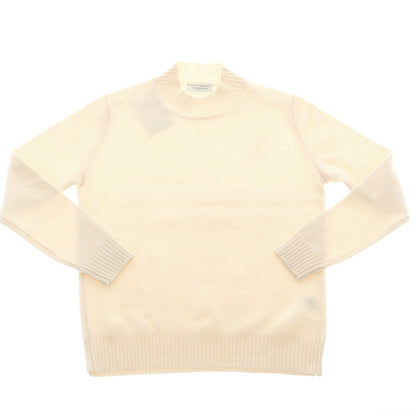 【中古】フィリッポ デ ローレンティス FILIPPO DE LAURENTIIS ウールカシミヤ モックネック プルオーバーニット オフホワイト【 46 】【 状態ランクB 】【 メンズ 】