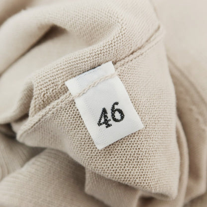[Used] Filippo de Laurentis FILIPPO DE LAURENTIIS high gauge crepe cotton short sleeve polo knit beige [46] [Condition rank C] [Men&