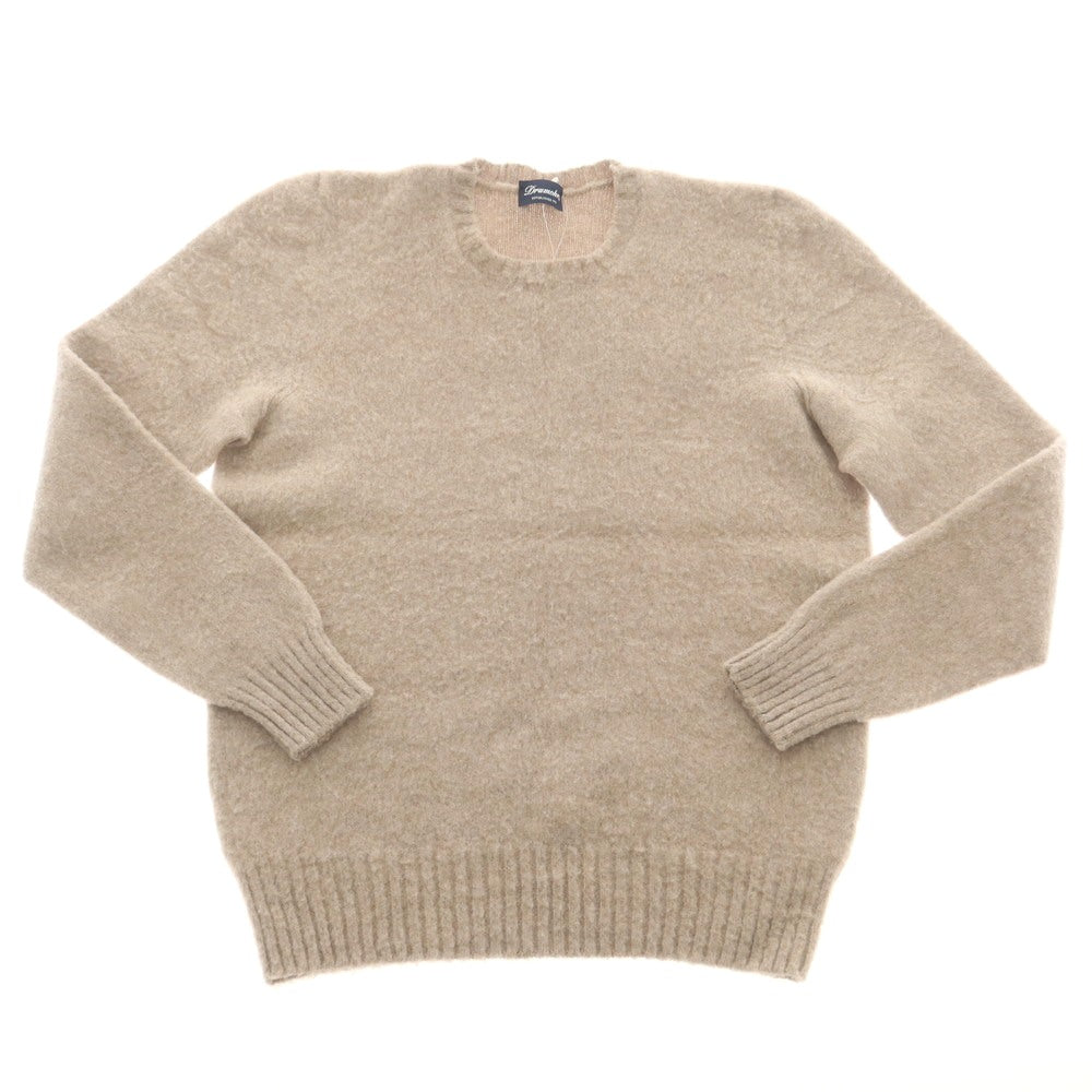【中古】ドルモア DRUMOHR ウール クルーネック プルオーバーニット グレージュ【 44 】【 状態ランクB 】【 メンズ 】