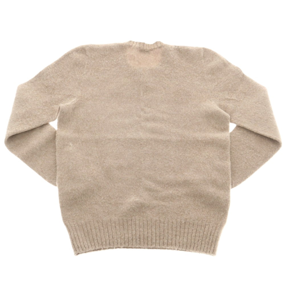 【中古】ドルモア DRUMOHR ウール クルーネック プルオーバーニット グレージュ【サイズ44】【 状態ランクB 】【 メンズ 】[DPD]