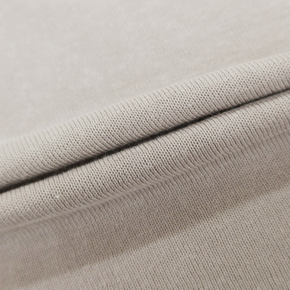 [Used] Drumohr high gauge cotton crew neck pullover knit light gray [44] [Condition rank C] [Men&