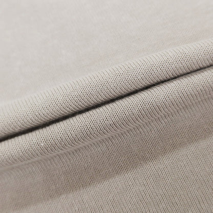[Used] Drumohr high gauge cotton crew neck pullover knit light gray [44] [Condition rank C] [Men&