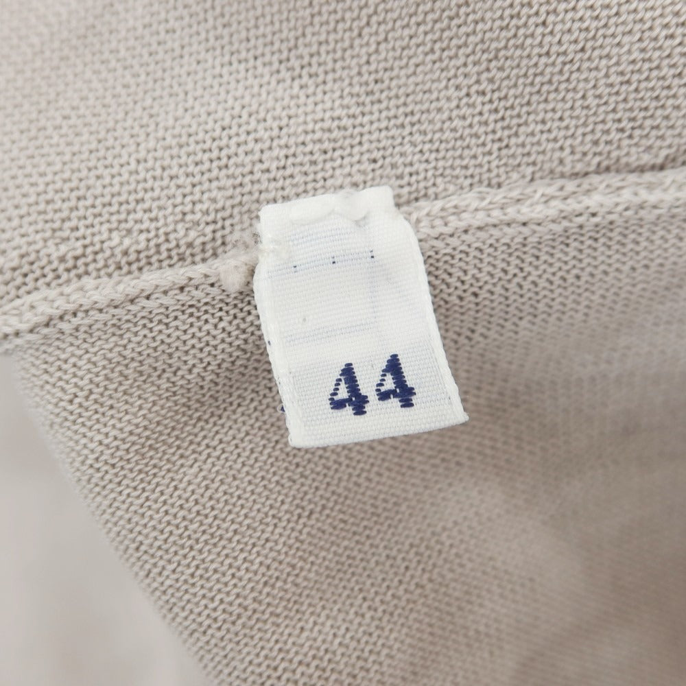 [Used] Drumohr high gauge cotton crew neck pullover knit light gray [44] [Condition rank C] [Men&