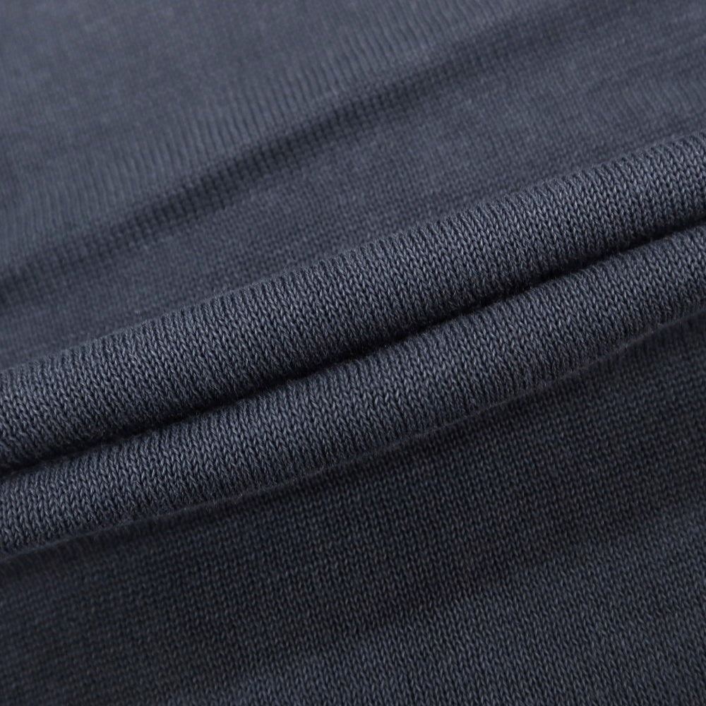 [Used] Drumohr high gauge cotton crew neck pullover knit navy [44] [Condition rank C] [Men&