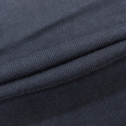 [Used] Drumohr high gauge cotton crew neck pullover knit navy [44] [Condition rank C] [Men&