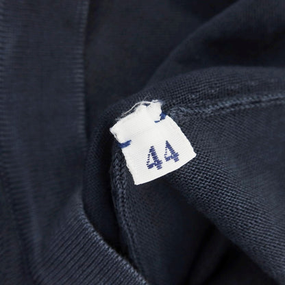[Used] Drumohr high gauge cotton crew neck pullover knit navy [44] [Condition rank C] [Men&