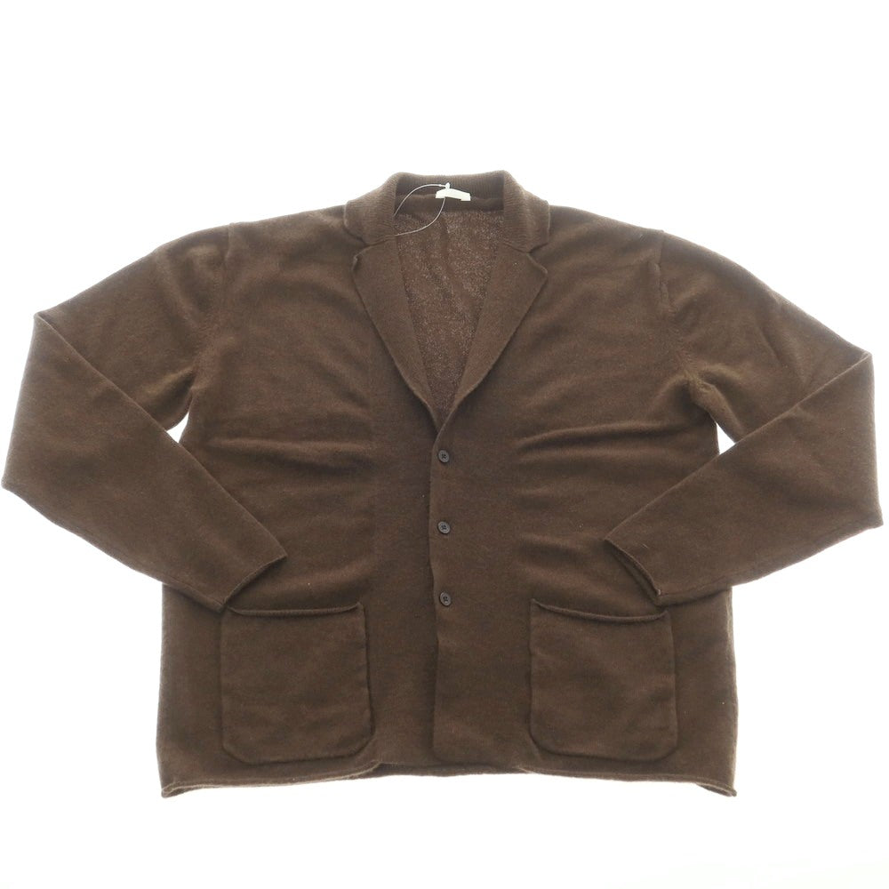 【中古】コモリ COMOLI カシミヤ ジャケット型 カーディガン ブラウン【 2 】【 状態ランクB 】【 メンズ 】