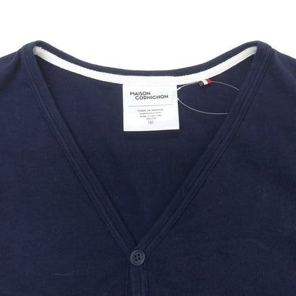 【中古】メゾン コルニション MAISON CORNICHON コットン カーディガン ネイビー【 1 】【 状態ランクB 】【 メンズ 】