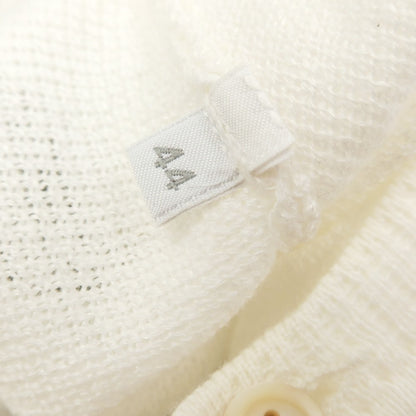 [Used] McLaren Linen Cotton Henley Pullover Knit White [44] [Condition Rank C] [Men&