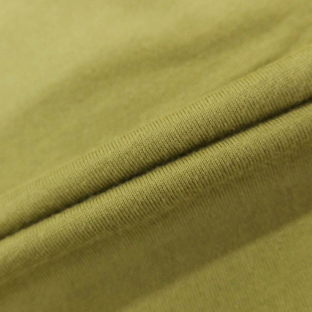 [Used] FEDELI Cotton Crew Neck Short Sleeve T-Shirt Light Olive [44] [Condition Rank C] [Men&