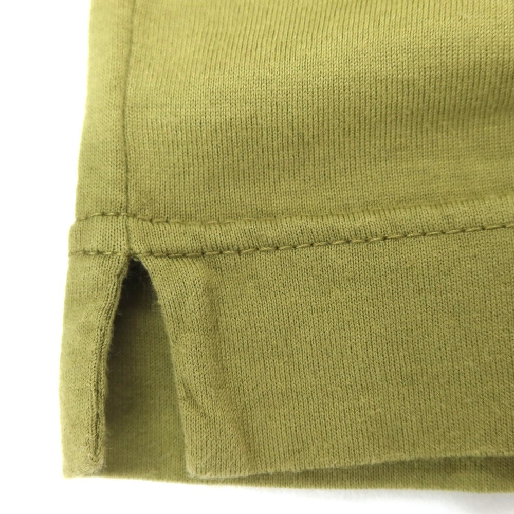 [Used] FEDELI Cotton Crew Neck Short Sleeve T-Shirt Light Olive [44] [Condition Rank C] [Men&