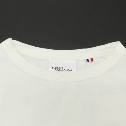 【中古】メゾン コルニション MAISON CORNICHON コットン クルーネック 長袖Ｔシャツ ホワイト【 1 】【 状態ランクC 】【 メンズ 】