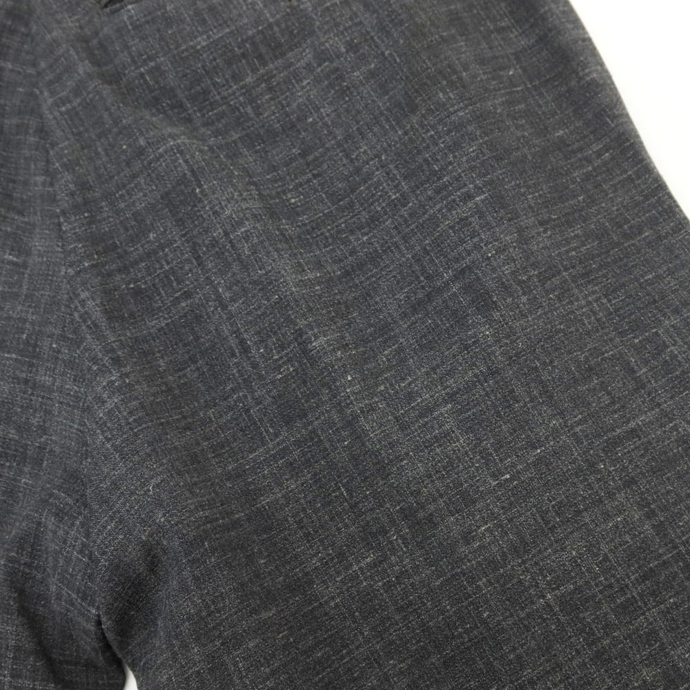 [Used] PT01 Stretch Polyester Wool Linen Nylon Easy Slacks Pants Dark Gray [44] [Condition Rank D] [Men&