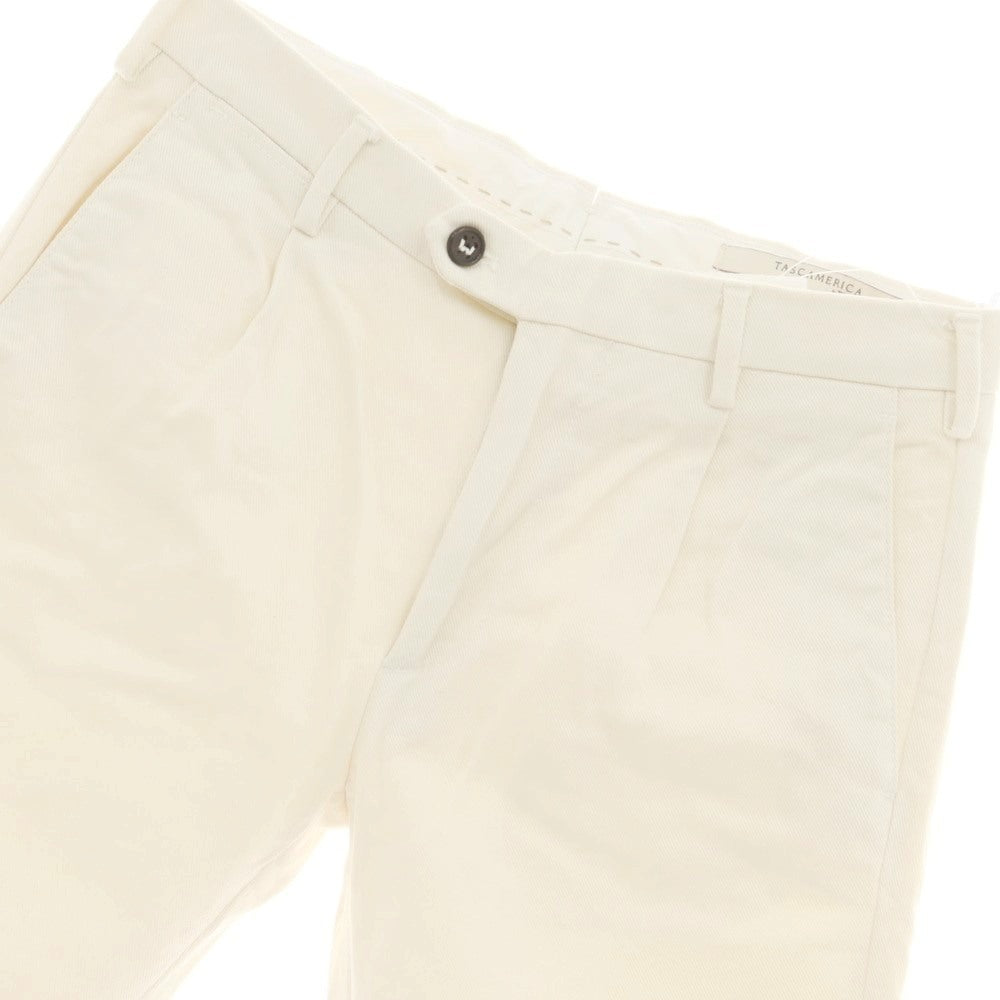 【中古】ベルウィッチ BERWICH ストレッチ コットン カジュアルスラックスパンツ アイボリー【 42 】【 状態ランクC 】【 メンズ 】