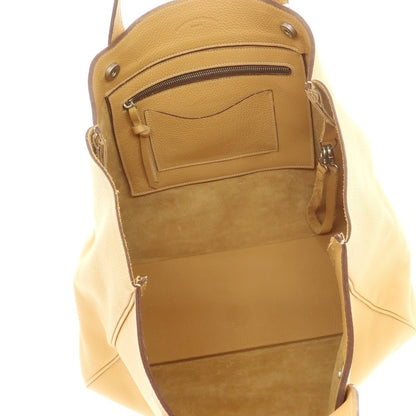 【中古】シャルルエシャルリュス Charles et Charlus シュリンクレザー トートバッグ ライトブラウン【 状態ランクB 】【 メンズ 】