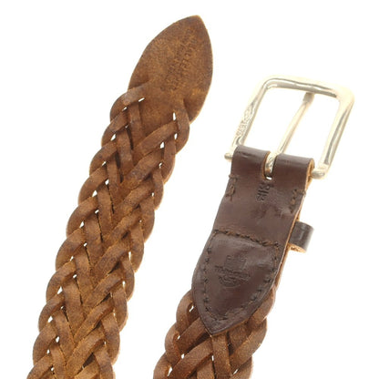 【中古】ホワイトハウスコックス Whitehouse Cox レザー メッシュ ベルト ブラウン【 30 】【 状態ランクB 】【 メンズ 】