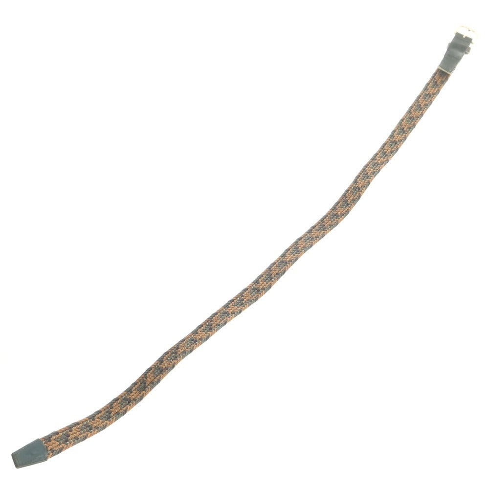 【中古】アラルディ 1930 ARALDI1930 レザー メッシュ ベルト グリーンxベージュ【 85 】【 状態ランクB 】【 メンズ 】