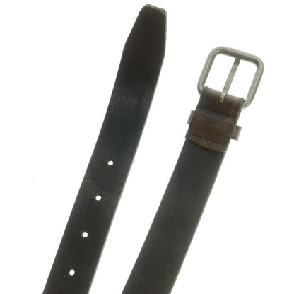 【中古】オルチアーニ ORCIANI カモフラージュ柄 レザー ベルト ブラックxオリーブ【 75 】【 状態ランクB 】【 メンズ 】