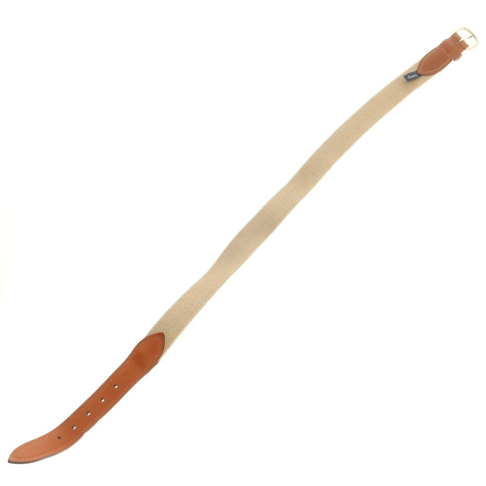 [Used] Andersons Elastic Belt Beige x Brown [80] [Condition Rank B] [Men&