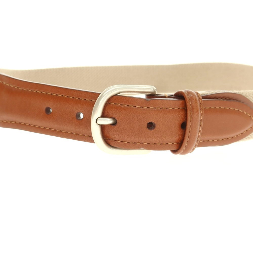 [Used] Andersons Elastic Belt Beige x Brown [80] [Condition Rank B] [Men&