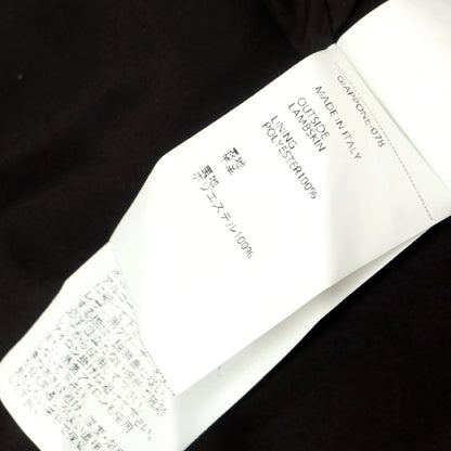 【中古】エンメティ EMMETI JURI ラムレザー ライダースジャケット ブラック【 48 】【 状態ランクB 】【 メンズ 】