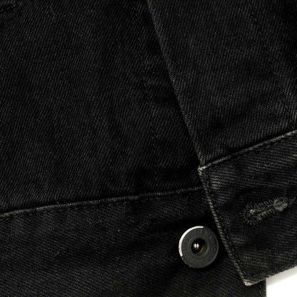 [Used] Off-White Big Silhouette Sleeveless Denim Jacket Black [L] [Condition Rank B] [Men&