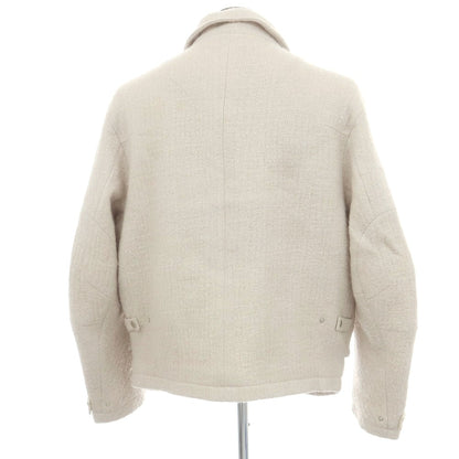 【中古】ジヨン キム Jiyong Kim ウール ワイドシルエット ジップアップブルゾン ライトベージュ【 L 】【 状態ランクB 】【 メンズ 】