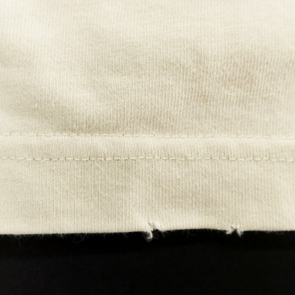 [Used] BALENCIAGA Cotton Crew Neck Short Sleeve T-Shirt Light Sand Beige [4] [Condition Rank C] [Men&