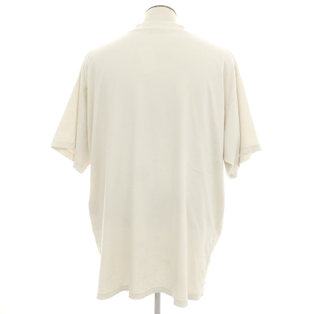 [Used] BALENCIAGA Cotton Crew Neck Short Sleeve T-Shirt Light Sand Beige [4] [Condition Rank C] [Men&