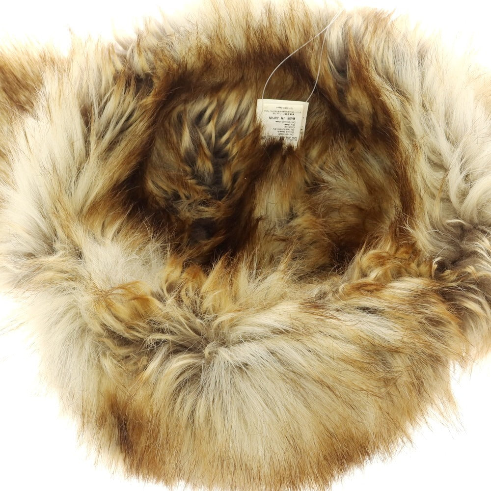 【中古】サカイ Sacai ポリエステル ファー キャップ ブラック【 状態ランクB 】【 ユニセックス 】