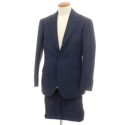 [Used] RING JACKET MEISTER Wool Mohair 3 Button Suit Navy Blue [No Size (M)] [Condition Rank B] [Men&