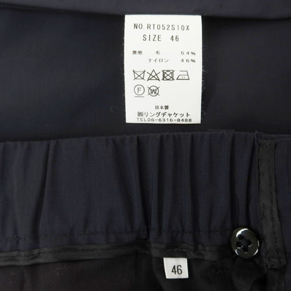 【中古】リングヂャケット RING JACKET ウールナイロン 2つボタンスーツ ダークネイビー【 46 】【 状態ランクC 】【 メンズ 】