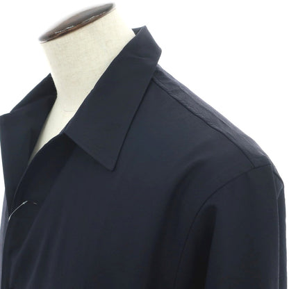 【中古】ビューティアンドユースユナイテッドアローズ BEAUTY&amp;YOUTH UNITED ARROWS ポリエステル カジュアルシャツ ネイビー【 L 】【 状態ランクB 】【 メンズ 】