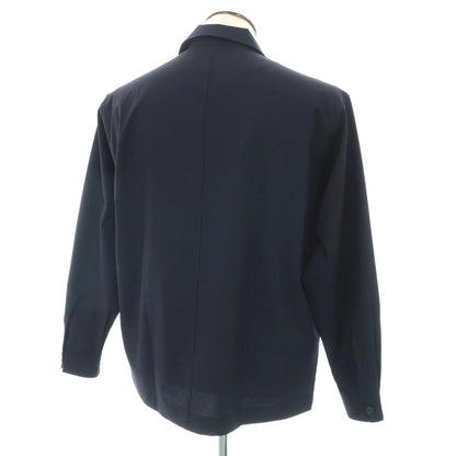 【中古】ビューティアンドユースユナイテッドアローズ BEAUTY&amp;YOUTH UNITED ARROWS ポリエステル カジュアルシャツ ネイビー【 L 】【 状態ランクB 】【 メンズ 】