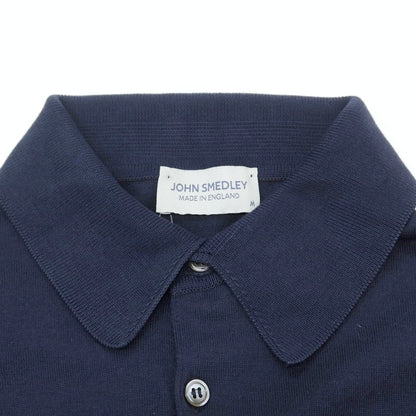 [Used] John Smedley JOHN SMEDLEY High gauge Sea Island cotton short sleeve polo knit navy [M] [Condition rank B] [Men&