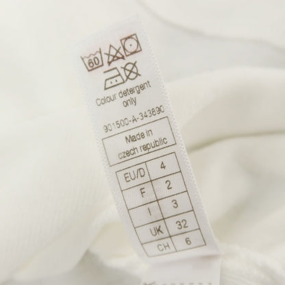 [Used] Schiesser Cotton Henley Short Sleeve T-Shirt White [S] [Condition Rank B] [Men&
