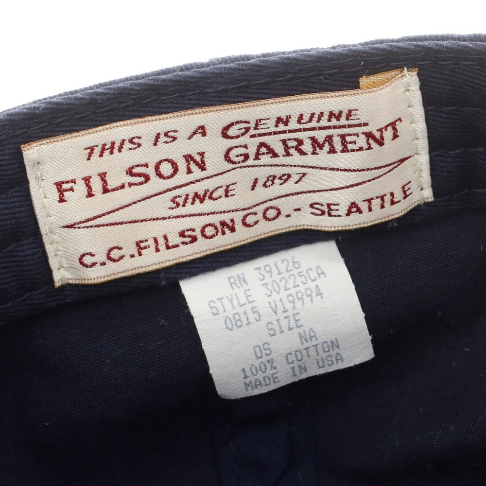 [Used] Filson Cotton Cap Navy [-] [Condition Rank C] [Men&