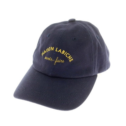 【中古】メゾンラビッシュ Maison Labiche コットン キャップ ネイビー【 － 】【 状態ランクB 】【 メンズ 】