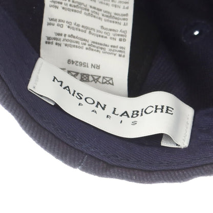 【中古】メゾンラビッシュ Maison Labiche コットン キャップ ネイビー【 － 】【 状態ランクB 】【 メンズ 】