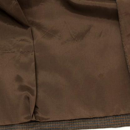 [Used] Sartoria Naoi Wool Check Handmade 3-Button Suit Brown x Gray [No description (S rank)] [Condition rank B] [Men&