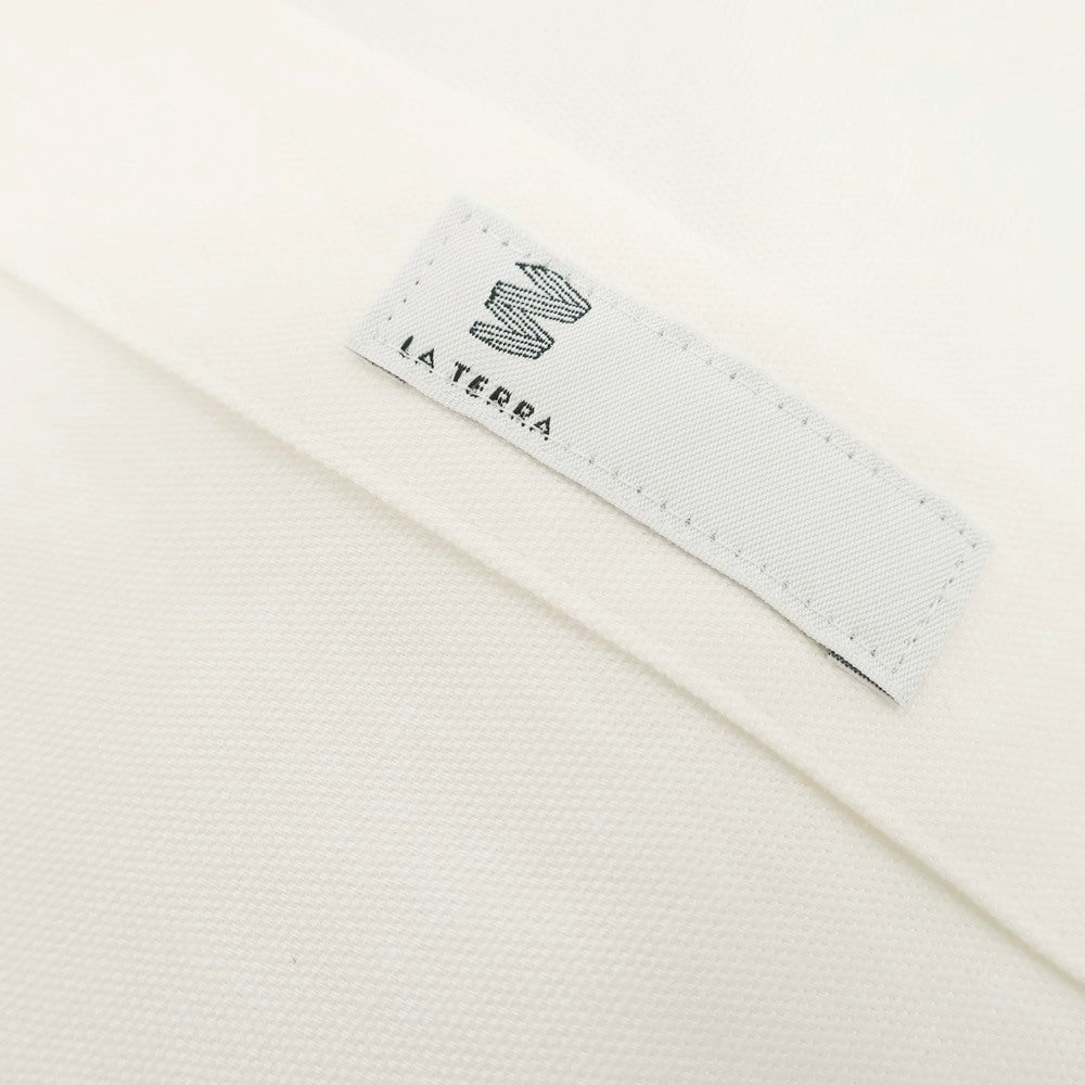 【中古】ラ テッラ LA TERRA コットン カジュアルシャツ ホワイト【 3 】【 状態ランクA 】【 メンズ 】[EPD]