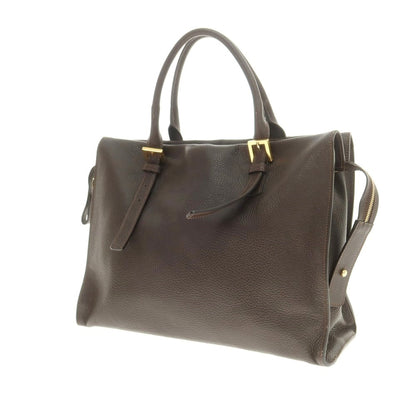 【中古】マウロ ゴヴェルナ MAURO GOVERNA Sharon別注 トートバッグ ダークブラウン【 状態ランクB 】【 メンズ 】