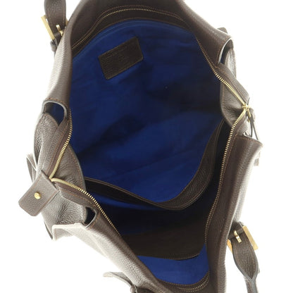【中古】マウロ ゴヴェルナ MAURO GOVERNA Sharon別注 トートバッグ ダークブラウン【 状態ランクB 】【 メンズ 】
