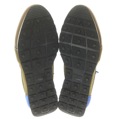 【中古】【未使用】バレンシアガ BALENCIAGA RACE RUNNER スニーカー カーキxブルー×ブラック【 41 】【 状態ランクS 】【 メンズ 】