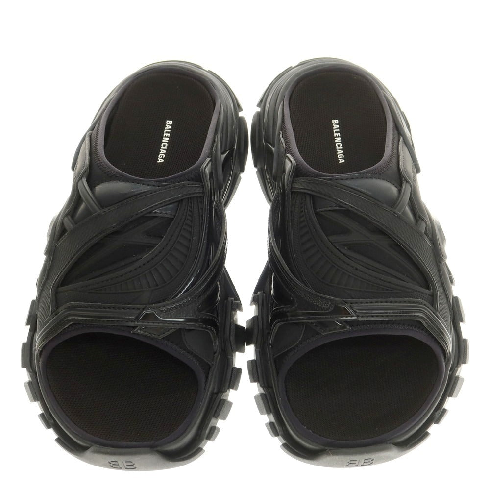 【中古】【未使用】バレンシアガ BALENCIAGA スライドサンダル ブラック【 41 】【 状態ランクS 】【 メンズ 】