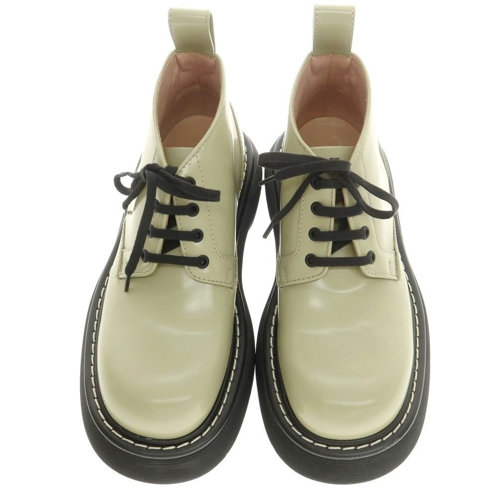 【中古】【未使用】ボッテガヴェネタ BOTTEGAVENETA SWELL ANKLE BOOT アンクルブーツ アッシュグリーン【 40 】【 状態ランクS 】【 メンズ 】