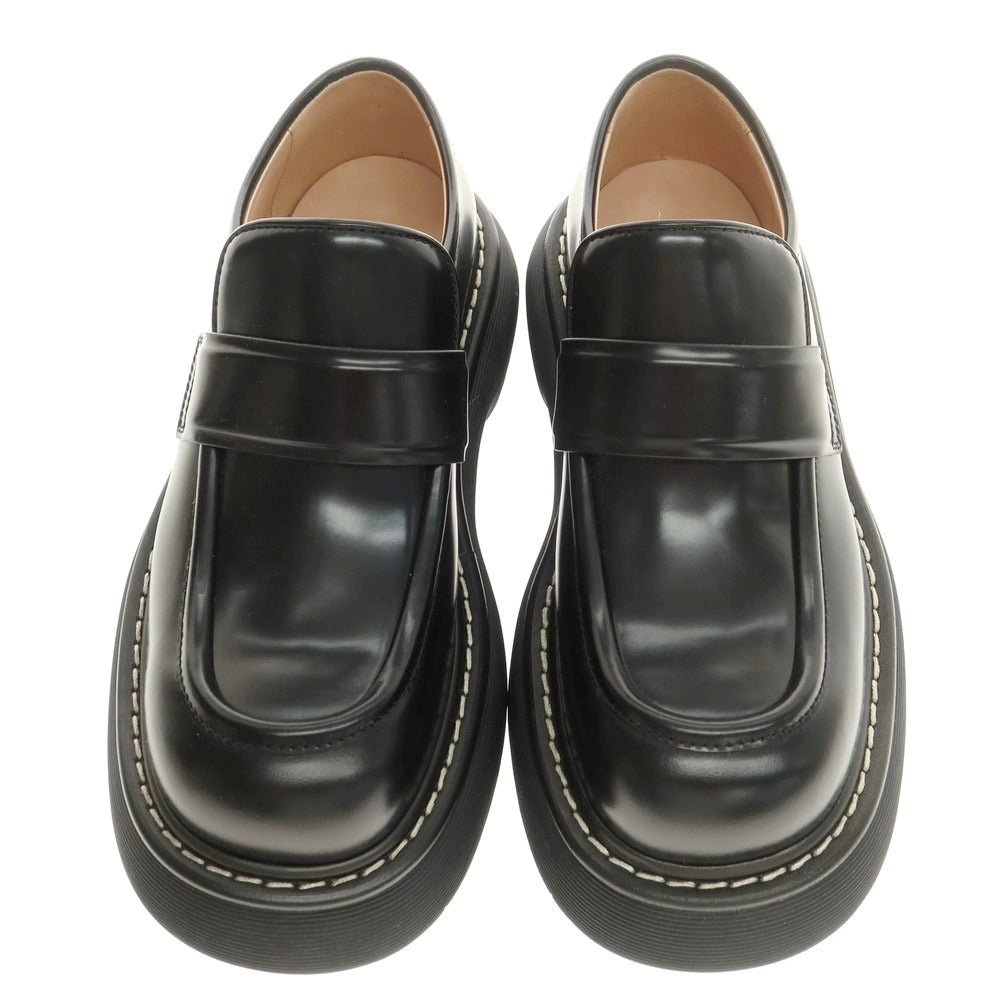 【中古】【未使用】ボッテガヴェネタ BOTTEGAVENETA SWELL LOAFER ローファー ブラック【 40 】【 状態ランクS 】【 メンズ 】