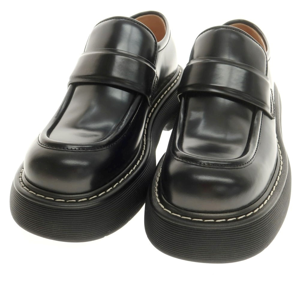 【中古】【未使用】ボッテガヴェネタ BOTTEGAVENETA SWELL LOAFER ローファー ブラック【 40 】【 状態ランクS 】【 メンズ 】